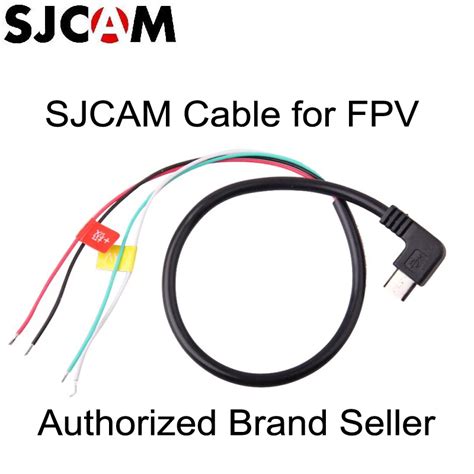 Micro USB to AV Out Cable for SJCAM SJ4000 Action Camera FPV-in Shutter ...