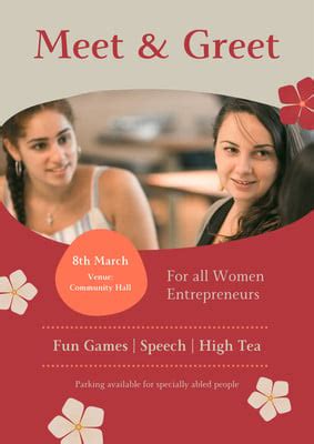 customizable meet  greet templates