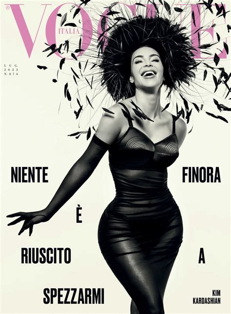 Kim Kardashian covers Vogue Italia July 2023 by Rafael Pavarotti
