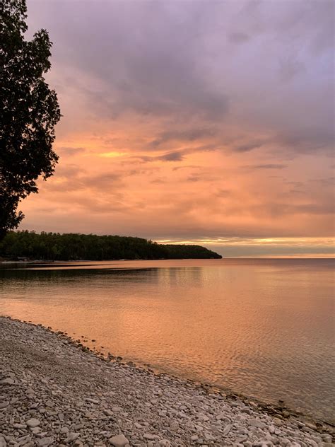 Door county sunset : r/wisconsin