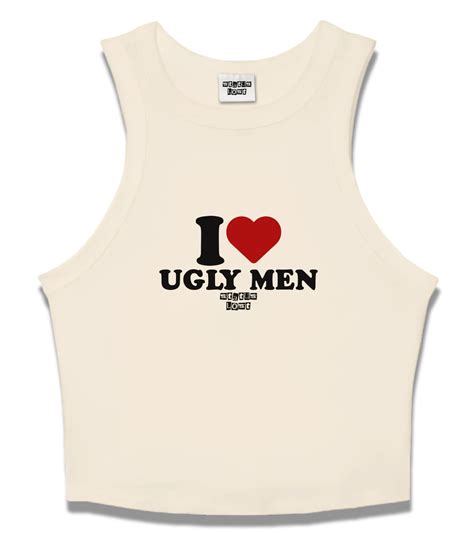 "I LOVE UGLY MEN" Tank Crop Top – Status Lost