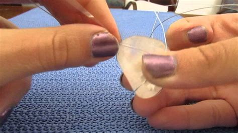 COME INCASTONARE UNA PIETRA IRREGOLARE CON LA TECNICA WIRE FACILISSIMO ...