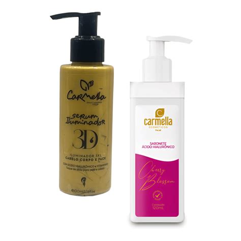 KIt Carmella Sabonete e Serum Nude Dourado