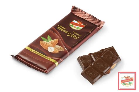 Шоколад темный с цельным миндалем