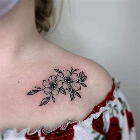 Flower Shoulder Tattoo With Names | Best Flower Site