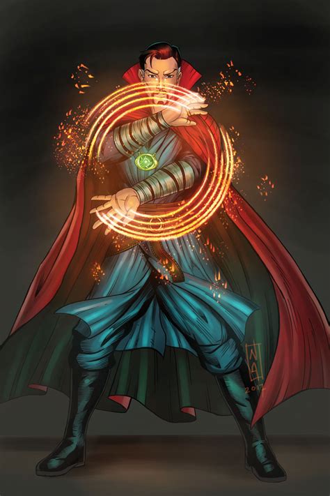 Doctor Strange_fan art by dotlineshape on DeviantArt