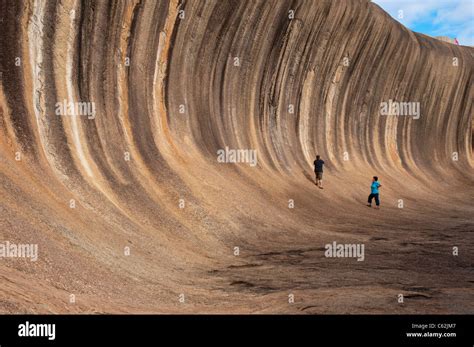 wave rock  geological formation  multi coloured granite  hyden