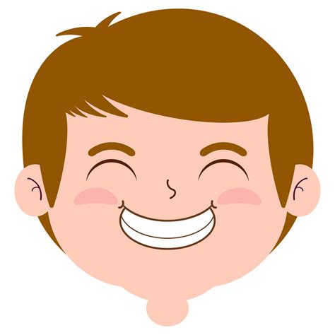 boy smiling face cartoon cute 21457101 PNG