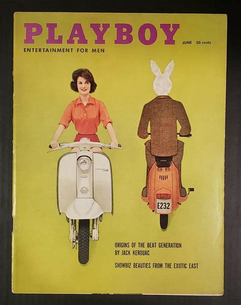 Playboy's Magazine June 1959 Marilyn Hanold, center fold intact