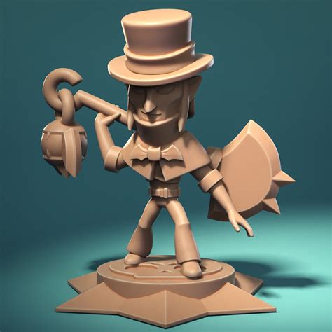 🌃 Mortis (Brawl Stars)・ STL File for 3D printing・Cults