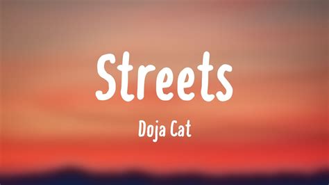 Streets - Doja Cat |Lyric Version| 🗯 - YouTube