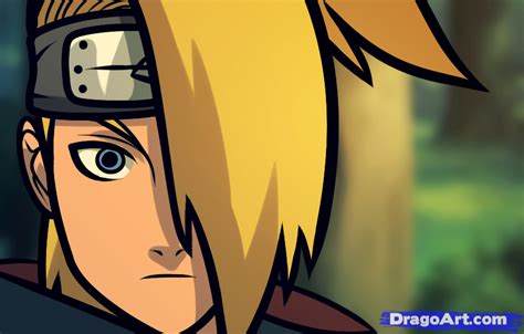 how to draw deidara easy | Drawings, Art, Guided drawing