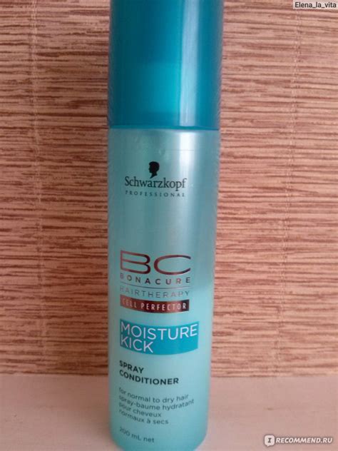 Спрей-кондиционер Schwarzkopf BC Bonacure Moisture Kick - «Хотите ...