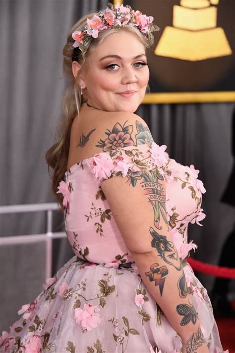 Elle King at the 2017 Grammy Awards | Celebrity Tattoos Red Carpet 2017 | POPSUGAR Beauty Photo 16