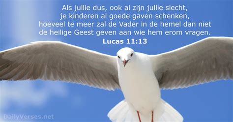 Lucas 11:13 - Bijbeltekst - DailyVerses.net