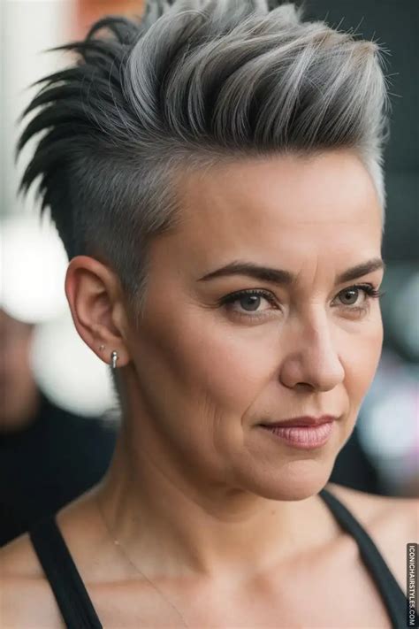 Stunning Short Gray Hairstyles for Women Over 50