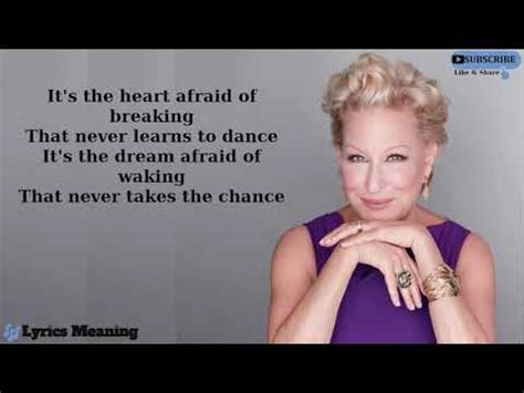 Bette Midler - The Rose | Lyrics Meaning - YouTube