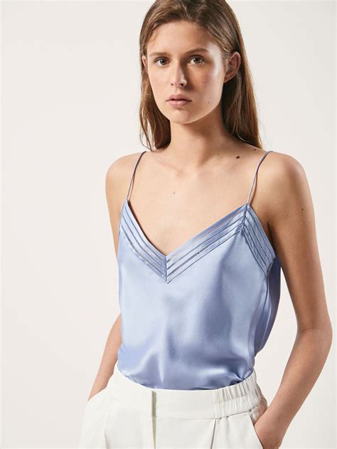 Ver todo - Camisas y Blusas - MUJER - Massimo Dutti | Ropa, Blusa de ...