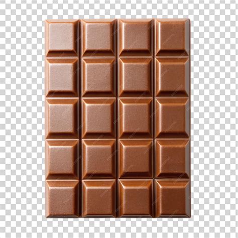 chocolate bar  transparent background premium ai generated psd