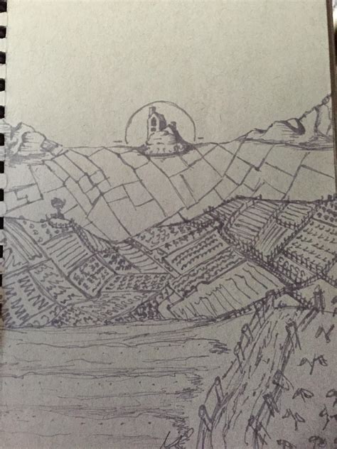 farmland drawing easy
