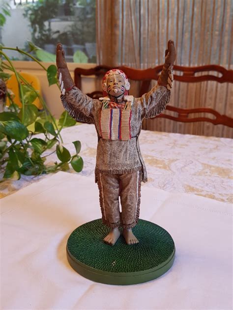 Chief Illiniwek Figurine University of Illinois Native American Indigenous First Nation People ...