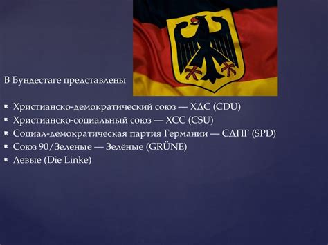 Политические партии в Германии - презентация онлайн