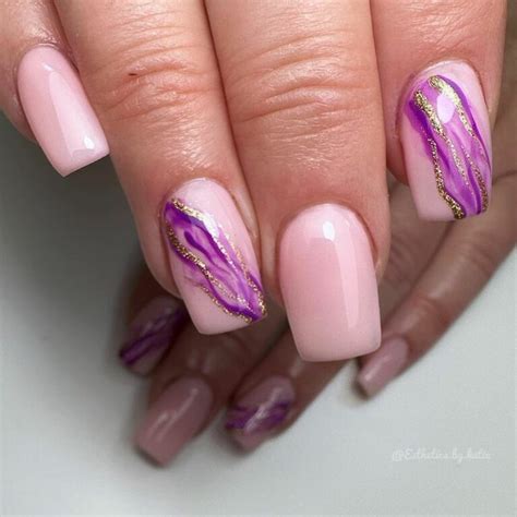 Purple Marble Nails: 37+ Designs That Will Turn Heads - Nail Designs Daily