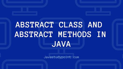 abstract class  java javastudypoint