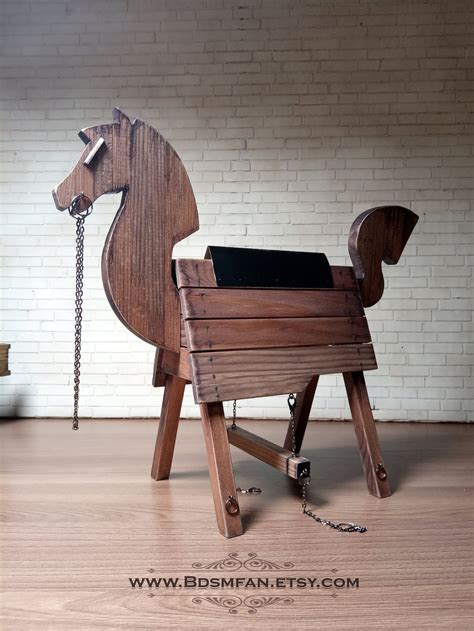 Doll BDSM Wooden Horse Doll Dungeon Furniture BDSM | Etsy