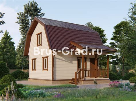 Каркасные дома 6х6 под ключ в Санкт-Петербурге, проекты и цены на ...