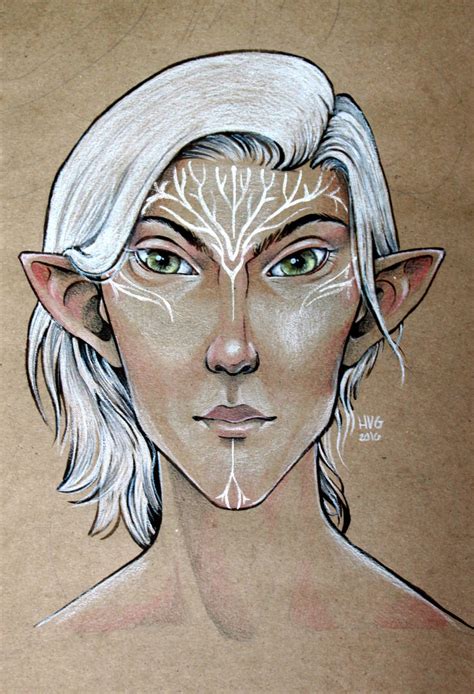 Dragon age elf by HopesArtGallery on DeviantArt