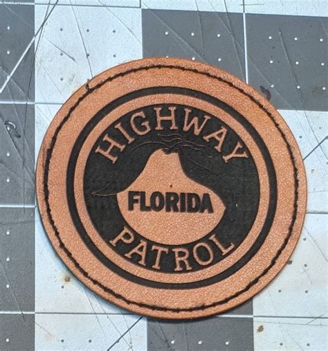 State Trooper Leather Patch Trucker Hat florida Highway Patrol - Etsy