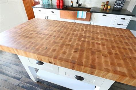 modern farmhouse kitchen island butcher block artofit