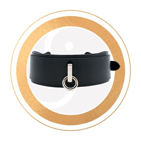 midnight panther bdsm genuine leather submissive collar  leash ozgaga