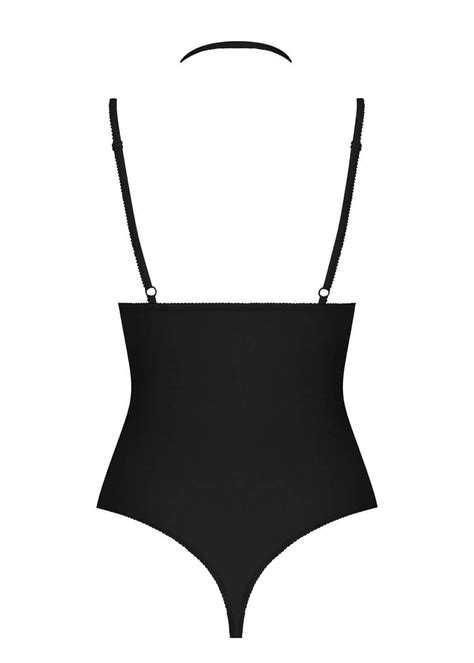 Maison Close Le Petit Secret (Black) Naked Breast Thong Body - Sexy