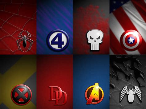 🔥 [70+] Marvel Logo Wallpapers | WallpaperSafari