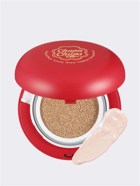 Тональная основа-кушон Chupa Chups Candy Glow Cushion 1.0 Ivory SPF50 ...