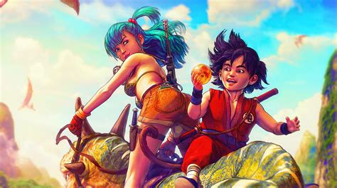 ArtStation - Dragon Ball, 1986 - Bulma & Son Goku