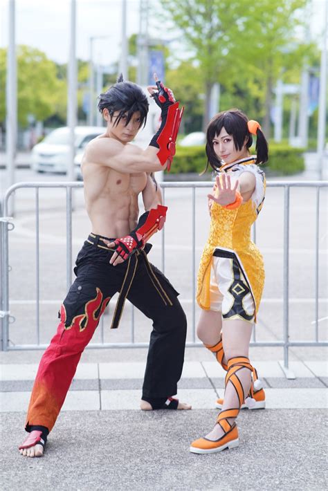 Jin+Xiaoyu cosplay by @ao_cos3 / @nekochan___hshs : r/Tekken