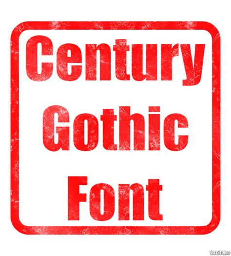 Century Gothic Font Text Effect and Logo Design Font