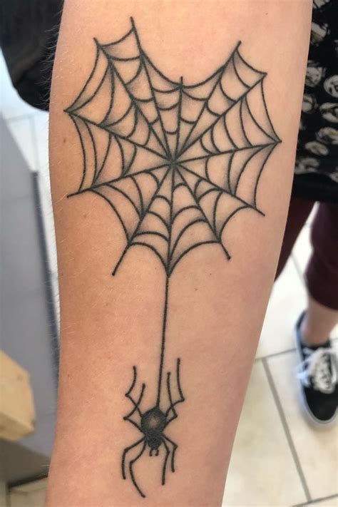 50+ Spider Web Tattoos Ideas and Designs and their Meanings - Tats 'n ...