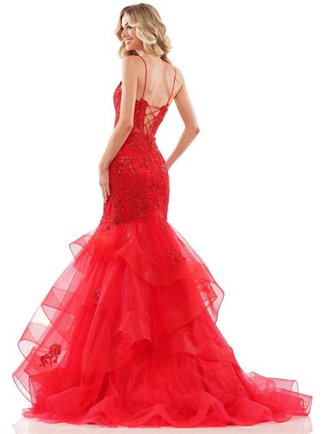 Lilac Colors 2899 Colors Long Spaghetti Strap Evening Dress - Prom