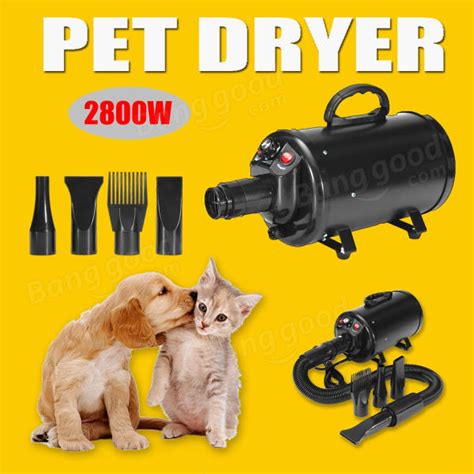 2800w pet hair dryer variable speed pet grooming hair dryer for dogs ...