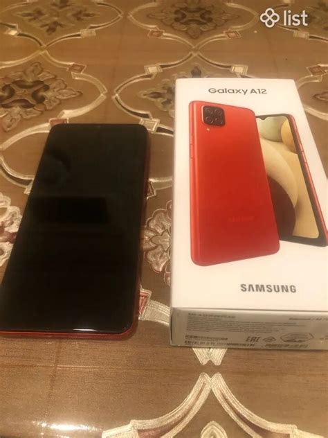 Samsung Galaxy A12, 64 GB, կարմիր - Բջջային հեռախոսներ - List.am