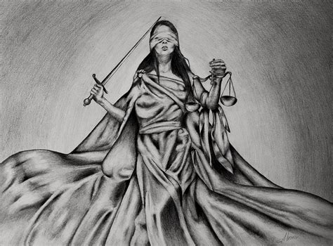 Lady Justice Drawing at PaintingValley.com | Explore collection of Lady ...