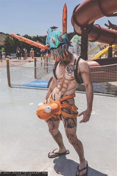 [Self] Krieg from Borderlands 2 swimsuit : r/cosplay