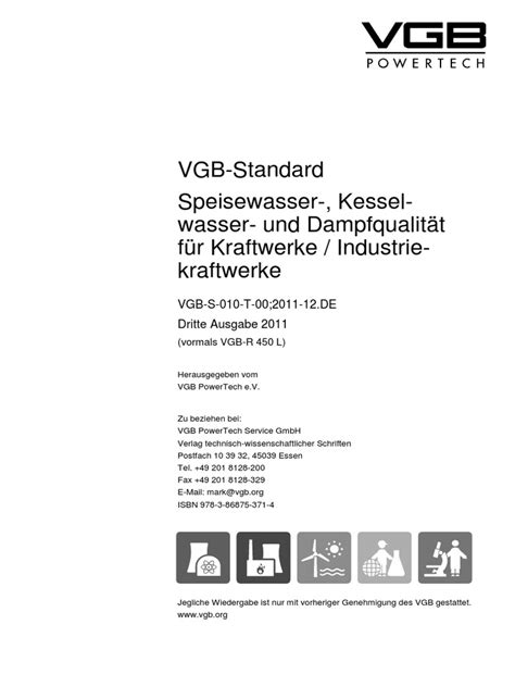 VGB S-010 Content