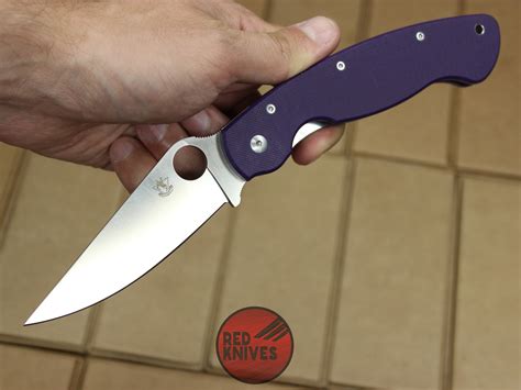 Складной нож Steelclaw Боец-3 (Реплика Spyderco Military), фиолетовая ...