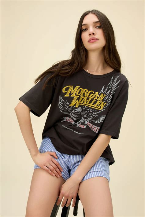 Morgan Wallen "Livin the Dream" Merch Tee - Reactive Black – Ulla-La ...
