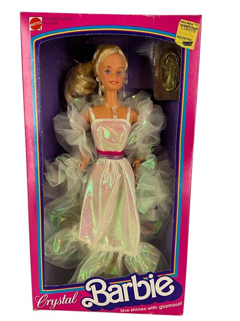 Lot - (1) 1983 Crystal Barbie, No. 4598. Vintage.